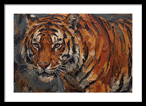 Tiger In Bold Strokes