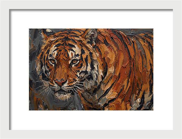 Tiger In Bold Strokes