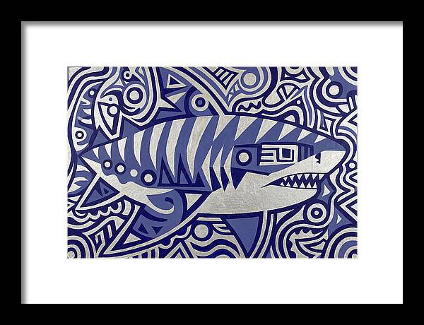 Tiger Shark Folk Art