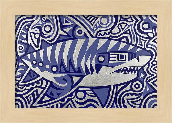Tiger Shark Folk Art