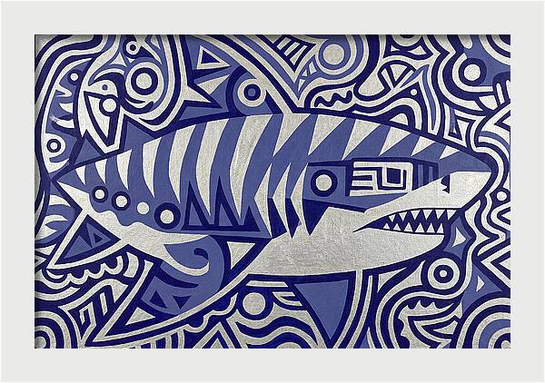 Tiger Shark Folk Art