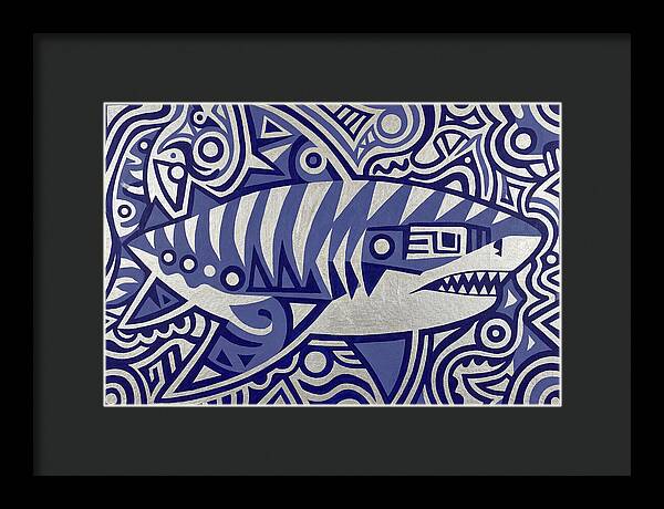 Tiger Shark Folk Art
