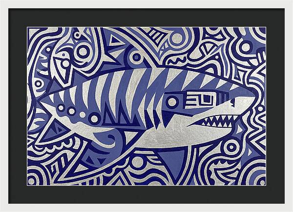 Tiger Shark Folk Art