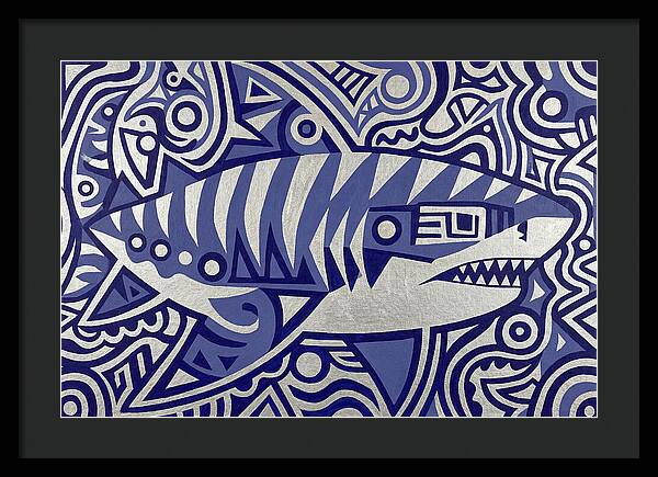 Tiger Shark Folk Art