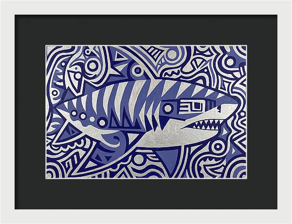 Tiger Shark Folk Art