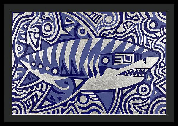 Tiger Shark Folk Art