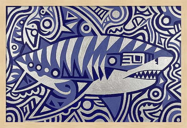 Tiger Shark Folk Art