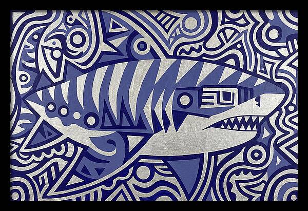 Tiger Shark Folk Art