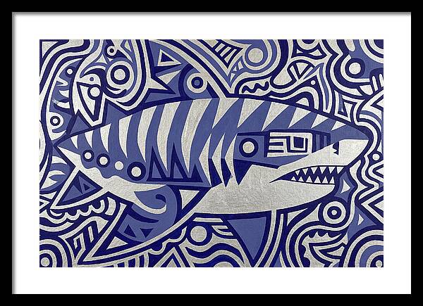 Tiger Shark Folk Art