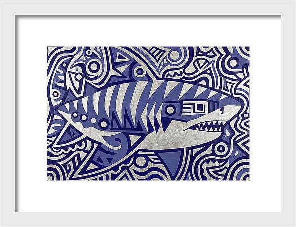 Tiger Shark Folk Art