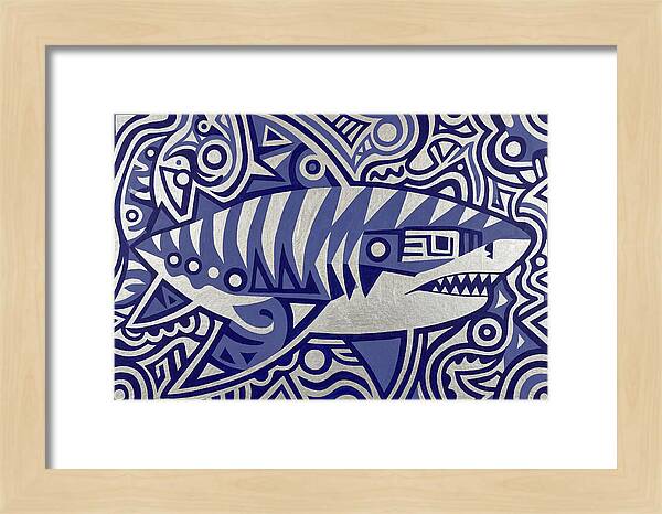 Tiger Shark Folk Art