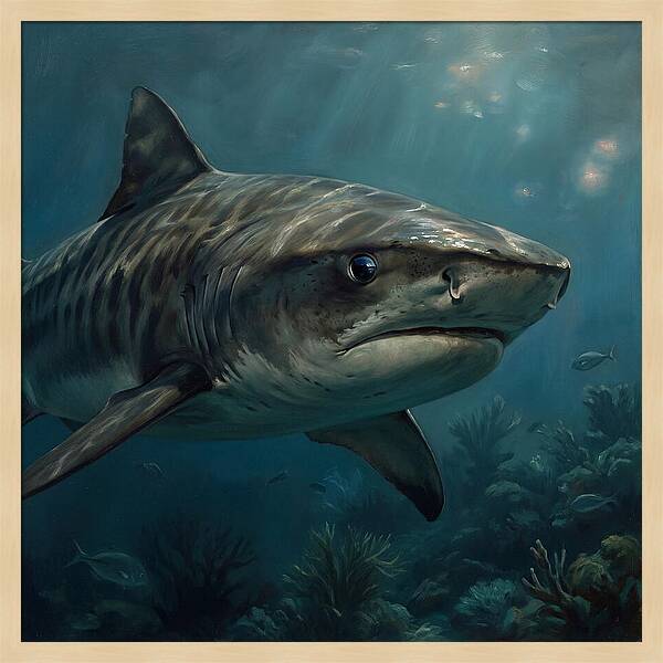 Tiger Shark Underwater Majesty