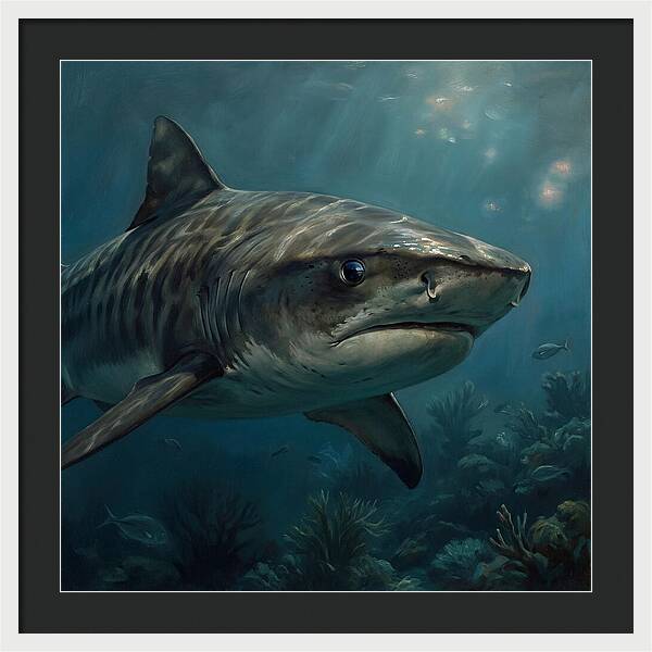 Tiger Shark Underwater Majesty