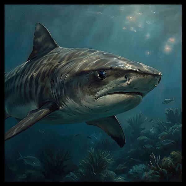 Tiger Shark Underwater Majesty