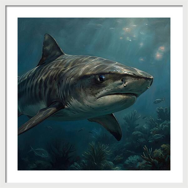 Tiger Shark Underwater Majesty