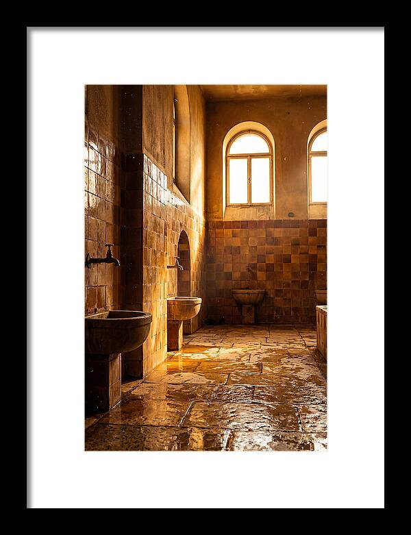 Tiled Bathroom Interior