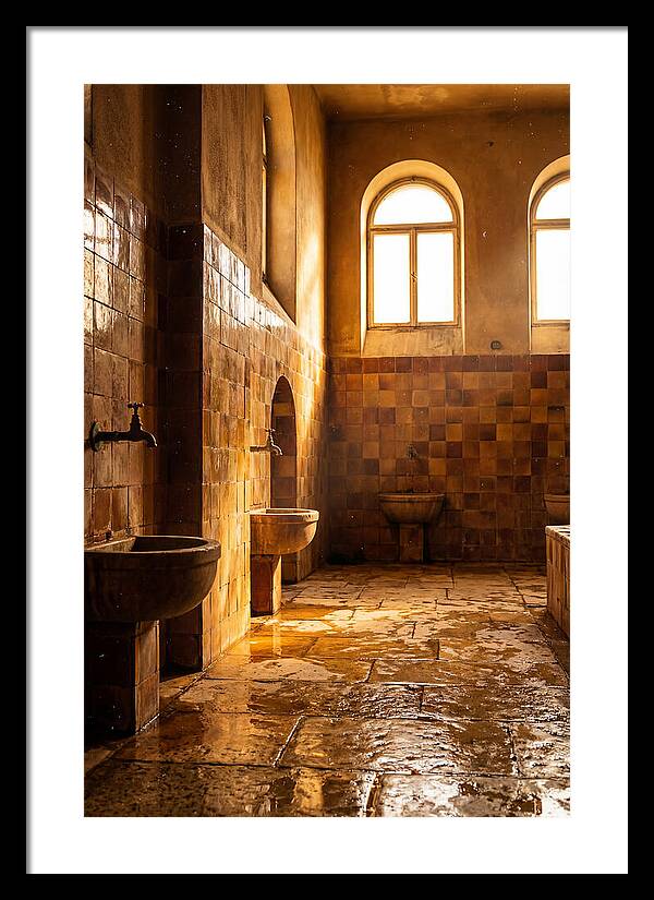 Tiled Bathroom Interior