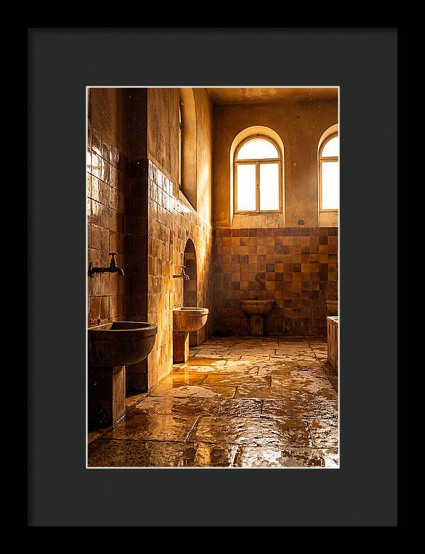 Tiled Bathroom Interior