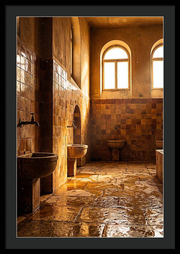 Tiled Bathroom Interior