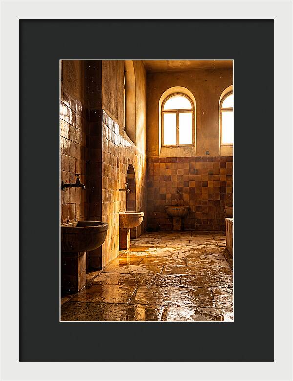 Tiled Bathroom Interior