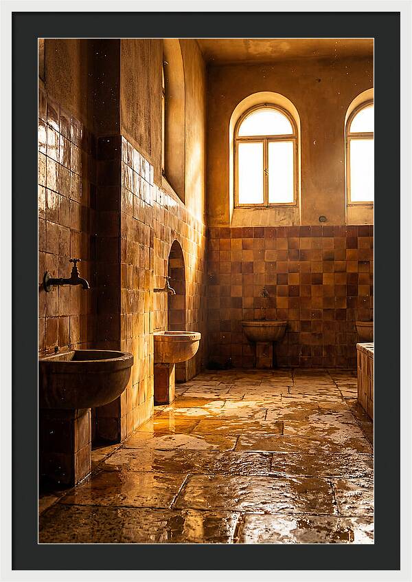 Tiled Bathroom Interior