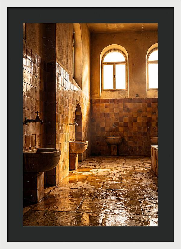 Tiled Bathroom Interior