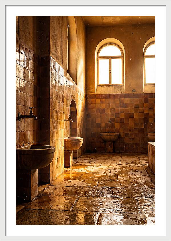 Tiled Bathroom Interior