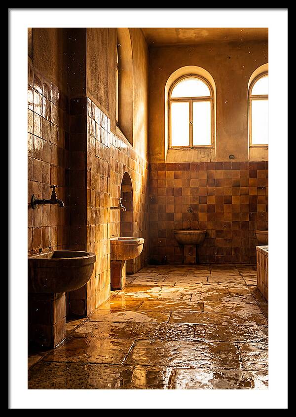 Tiled Bathroom Interior