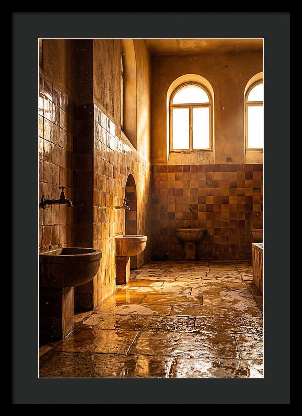 Tiled Bathroom Interior