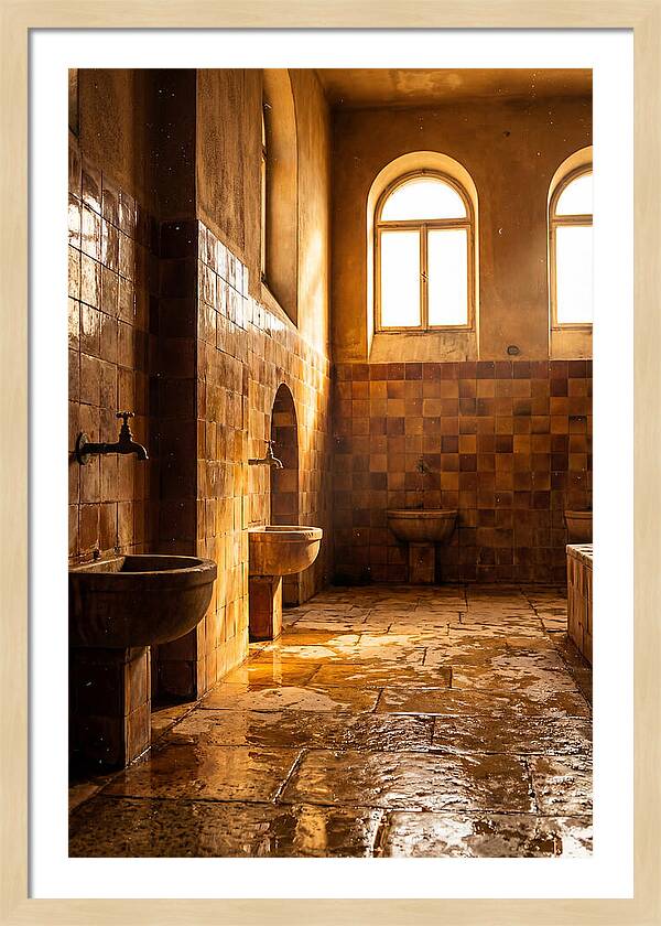 Tiled Bathroom Interior
