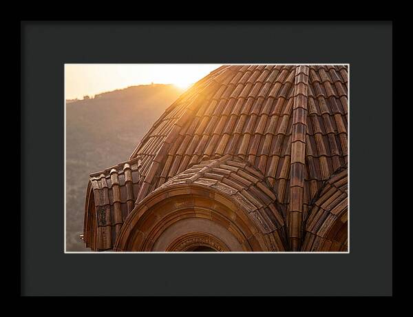 Tiled Dome Glowing In Morning Light