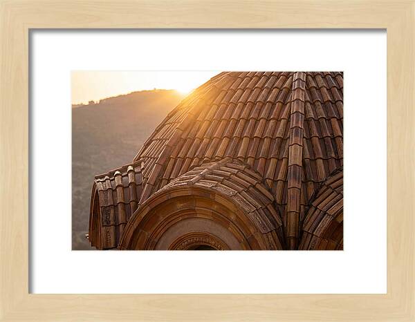 Tiled Dome Glowing In Morning Light