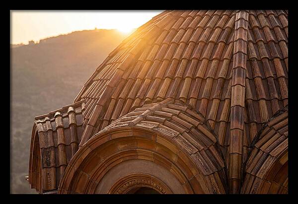 Tiled Dome Glowing In Morning Light