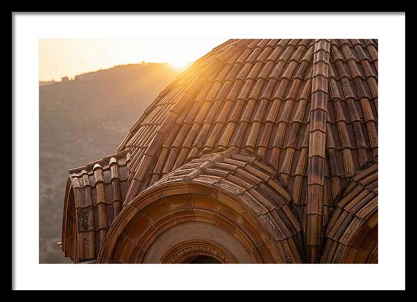 Tiled Dome Glowing In Morning Light
