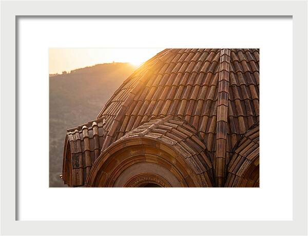 Tiled Dome Glowing In Morning Light