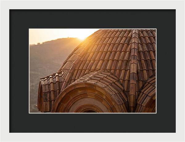 Tiled Dome Glowing In Morning Light