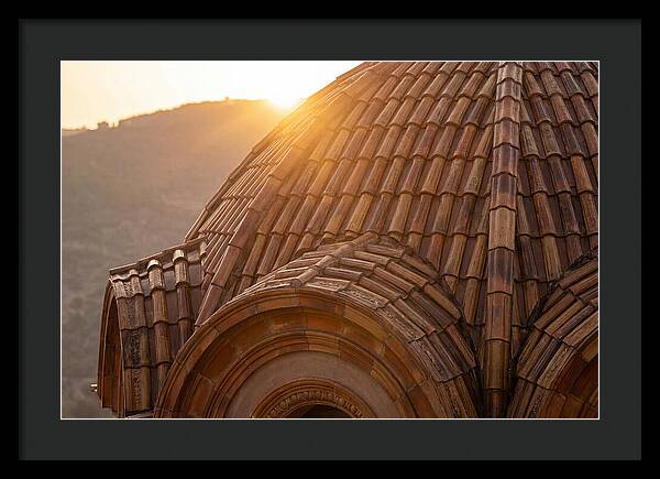Tiled Dome Glowing In Morning Light