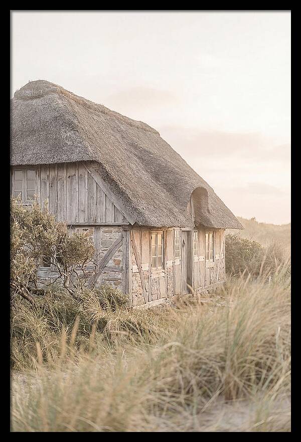 Timbered Cottage At Dusk
