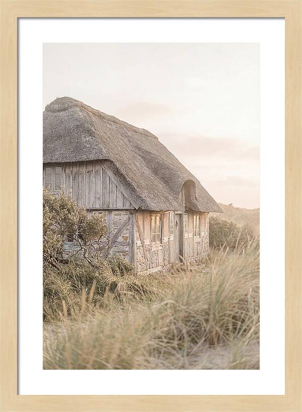 Timbered Cottage At Dusk