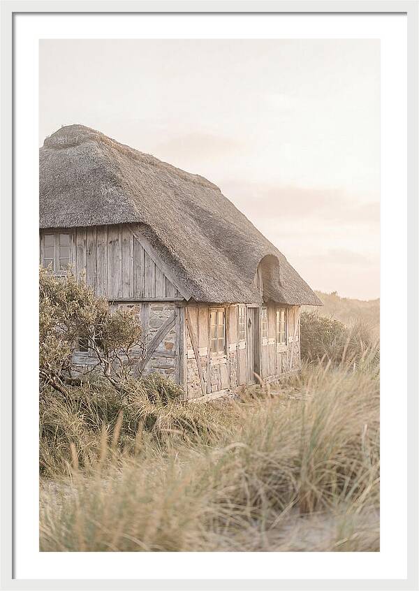 Timbered Cottage At Dusk