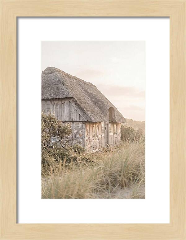 Timbered Cottage At Dusk