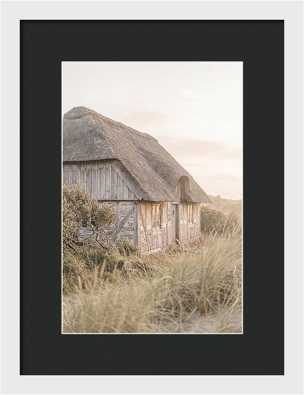 Timbered Cottage At Dusk