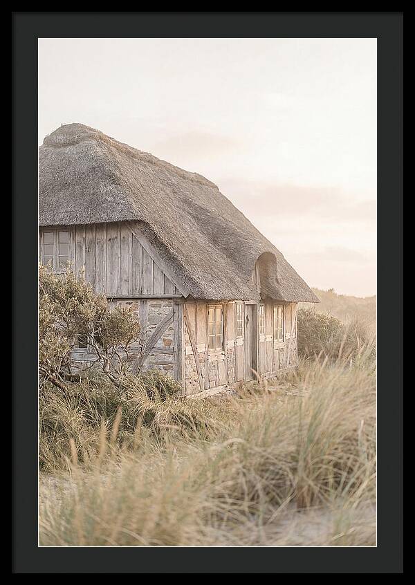 Timbered Cottage At Dusk