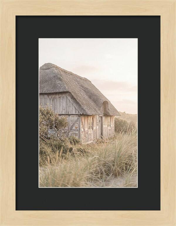 Timbered Cottage At Dusk