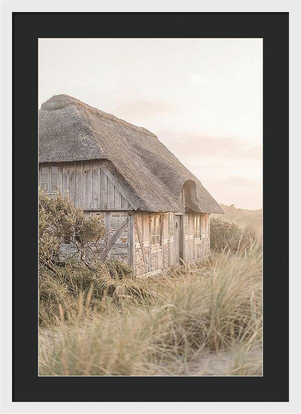 Timbered Cottage At Dusk
