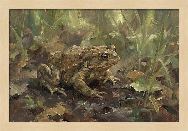 Toad Among The Grass