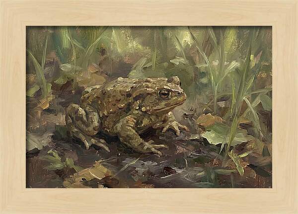 Toad Among The Grass