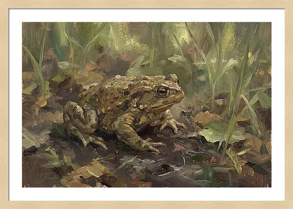 Toad Among The Grass