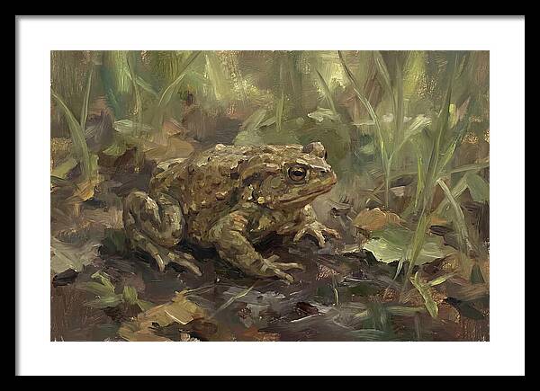 Toad Among The Grass