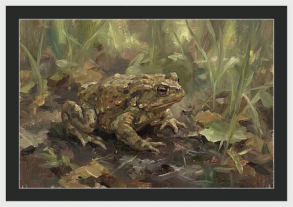 Toad Among The Grass
